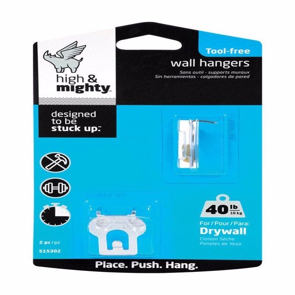High & Mighty Hillman Picture Hanger 40 lb 2 pk 515302